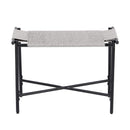 Handwoven Paper Rope Foot Rest Shoes Stools Ottomans For Entryway