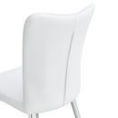 Modern Minimalist Dining Chairs With Metal Legs