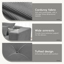 Free Combination L Shaped Modular Sectional, Minimalist Floor Couch Set, Convertible Foam Filled Cloud Compressed Couch For Living Room