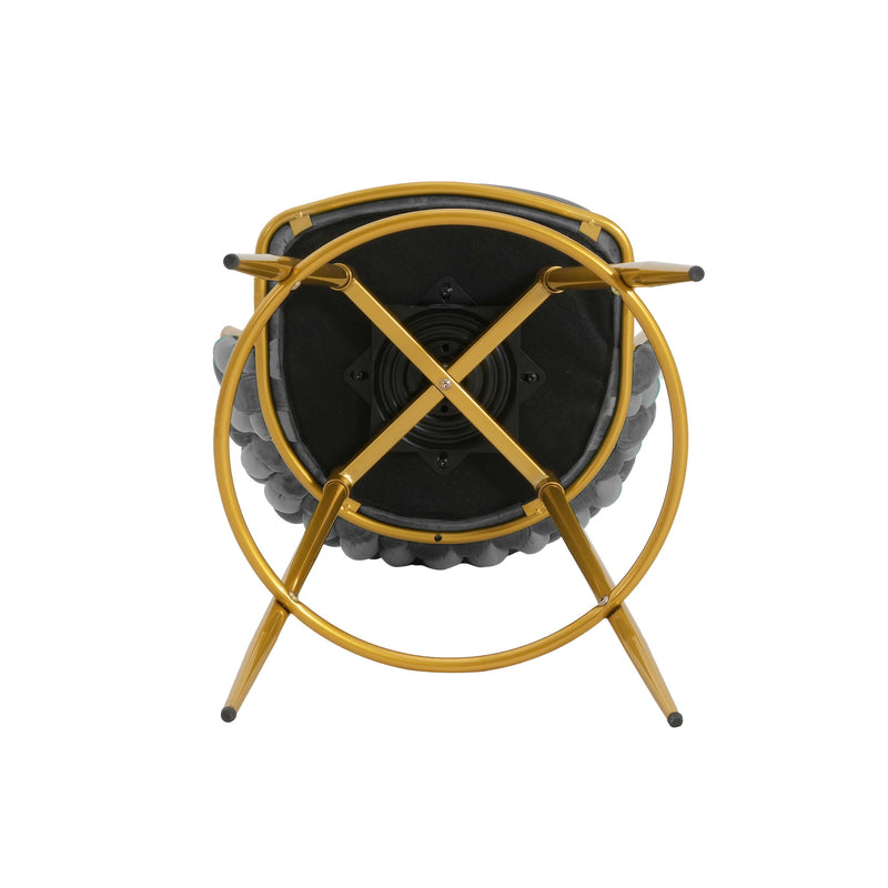 Modern Low Back Upholstered Counter Height Bar Stools (Set of 2)