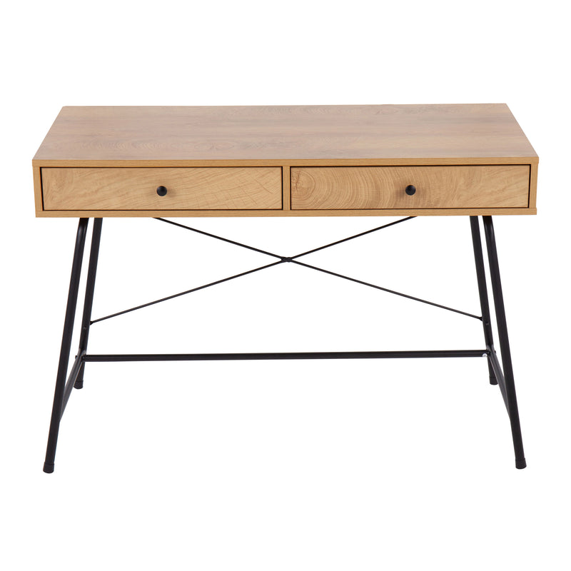 Casper - Industrial Desk - Black / Brown