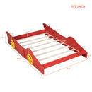 Race Car Shaped Platform Bed & Wheels