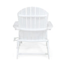 Zenithia - Outdoor Foldable Adirondack Chair With 2 Cup Holders