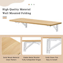 Folding Table Wall Mounted Folding Table For Small Spaces, Fold Down Desk, Workbench