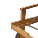 Jason - Black Chaise Lounge Adjustable Acacia Wood Outdoor Furniture