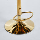 Modern Bar Chair With Iron Tube Legs, Soft Cushions And Comfortable Backrest (Set of 2)