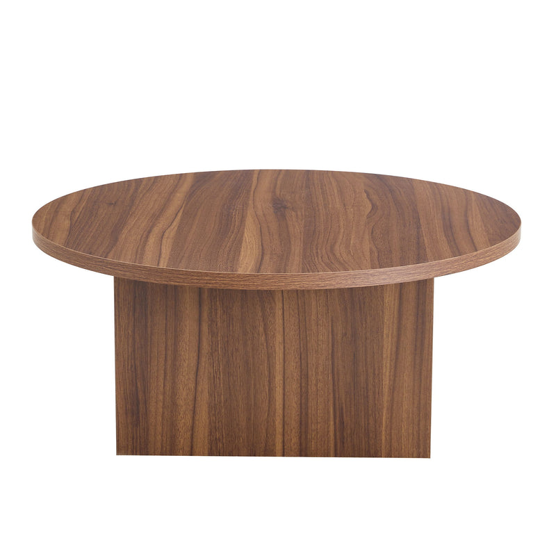 Versatile Round Coffee Table For Various Interior Styles