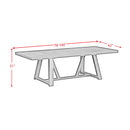 Transcend - Dining Table With 22" Leaf - Charcoal