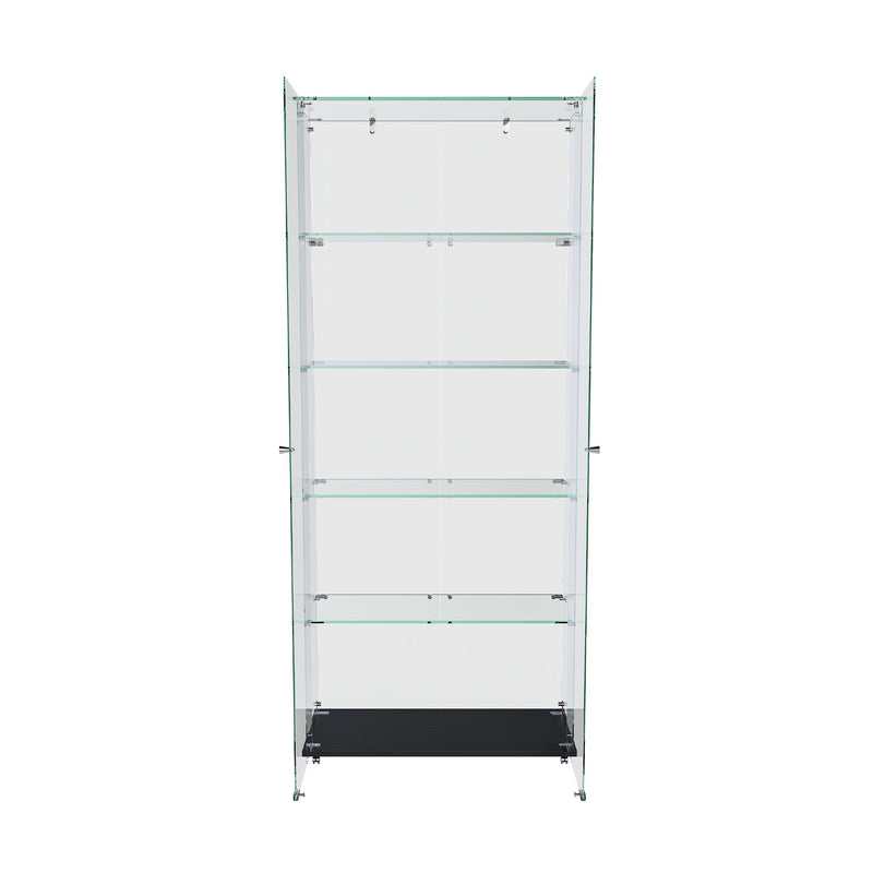 Premium 5 Tier Glass Display Case With 5 Dynamic LED Modes