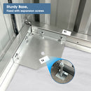 Outdoor Storage Shed, Metal Garden Shed Backyard Utility Tool House Building With 2 Doors And 4 Vents For Car, Truck, Bike, Garbage Can, Tool, Lawnmower