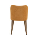 Mid Century Modern Dining Chair With Ergonomic Backrest