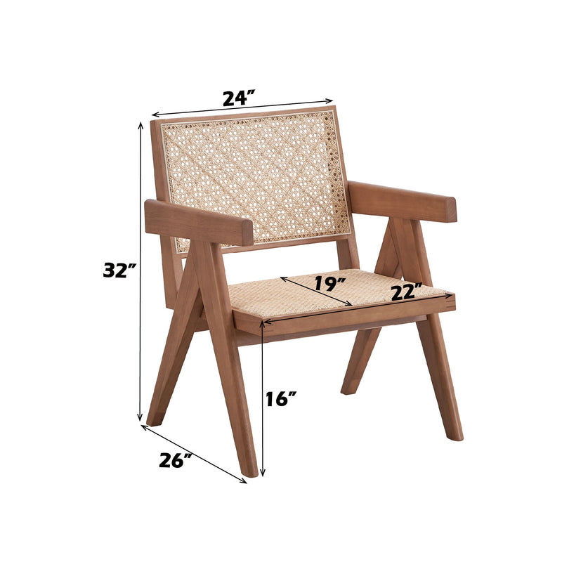 Velentina - Accent Chair - Natural / Rattan