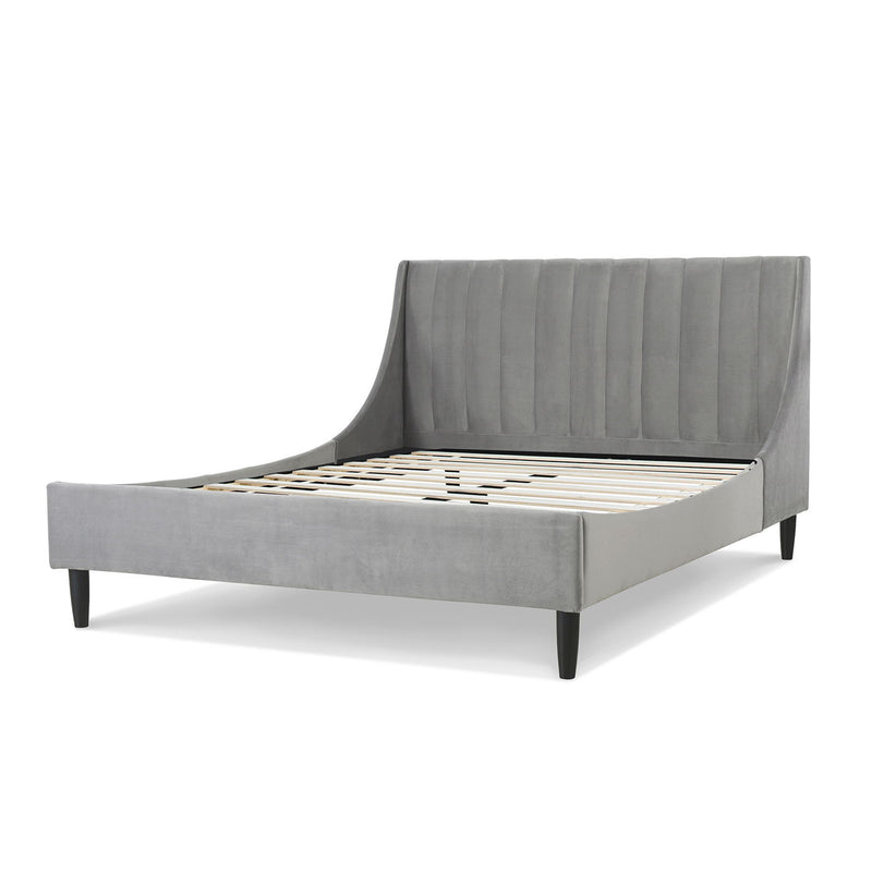 Aspen - Vertical Tufted Modern Headboard Platform Bed Set