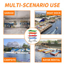 Freestanding Kayak Storage Rack With Lockable Wheels For Kayak, Canoe, Sup & Surfboard