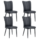 Minimalist Style Minimalist Dining Chairs With Metal Legs