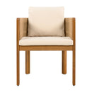 Outdoor Dining Chairs With Rope Handles (Set of 2)