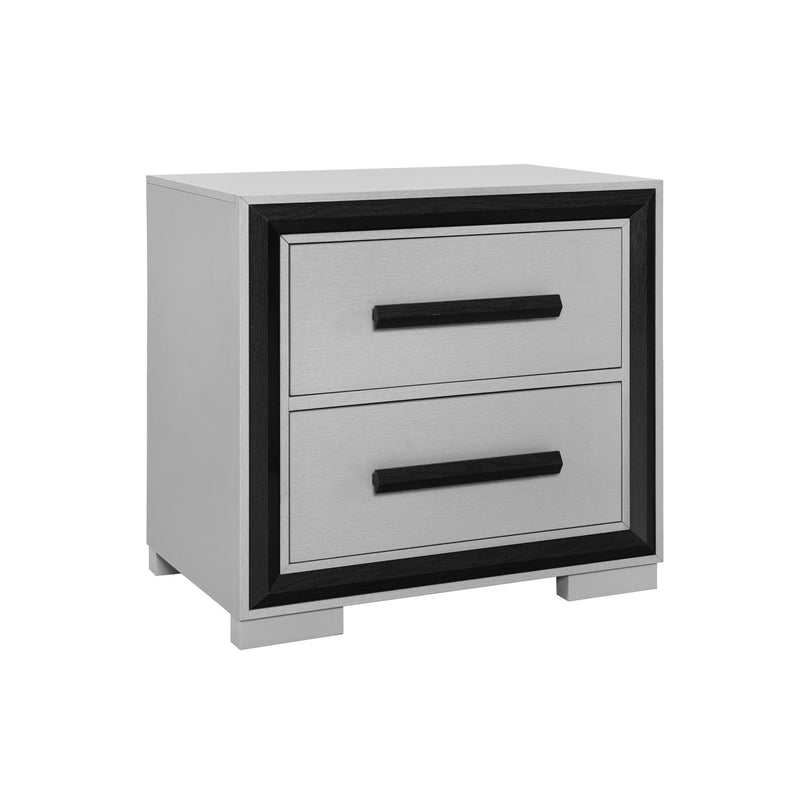 Adelaide - Nightstand - Gray / Black