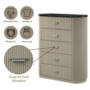 Travonte - Chest - Gray / Beige