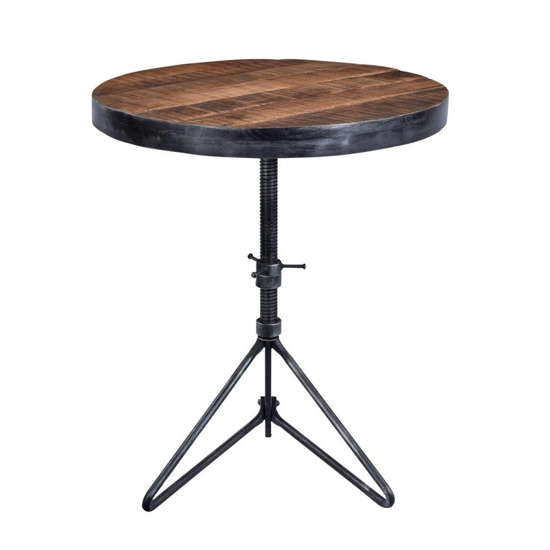 Dunn Adjustable Round Accent Table