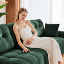 Ergonomic Single Seater Sofa With Ottoman, High Resilience Support Cushions