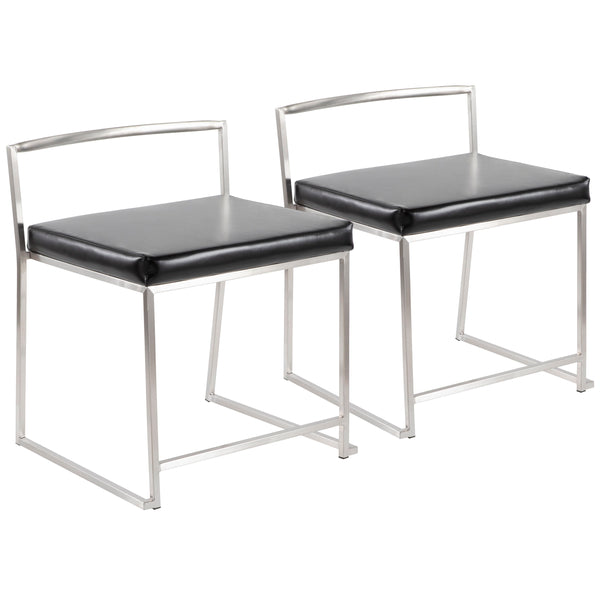 Fuji - Contemporary Stackable Dining Chair (Set of 2)