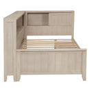 Daybed With Storage Shelves And 3 Drawers