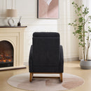 Rocking Glider Chair With High Back And Side Pocket