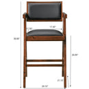 Athena - Counter Chair - Black / Brown