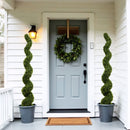 Artificial Outdoor UV Resistant Plastic Boxwood Topiary Spiral Tree
