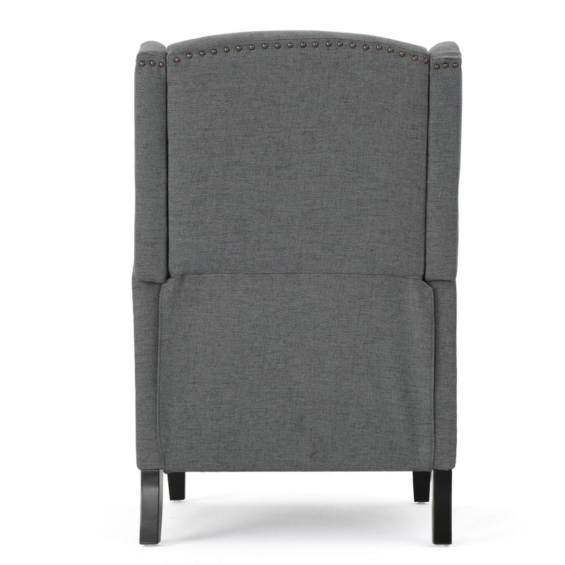 Westeros Wing Back Fabric Upholstered Recliner