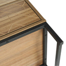 Modern 7 Drawer Dresser Cabinet - Walnut