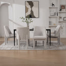 Wide Minimalist Dining Chair