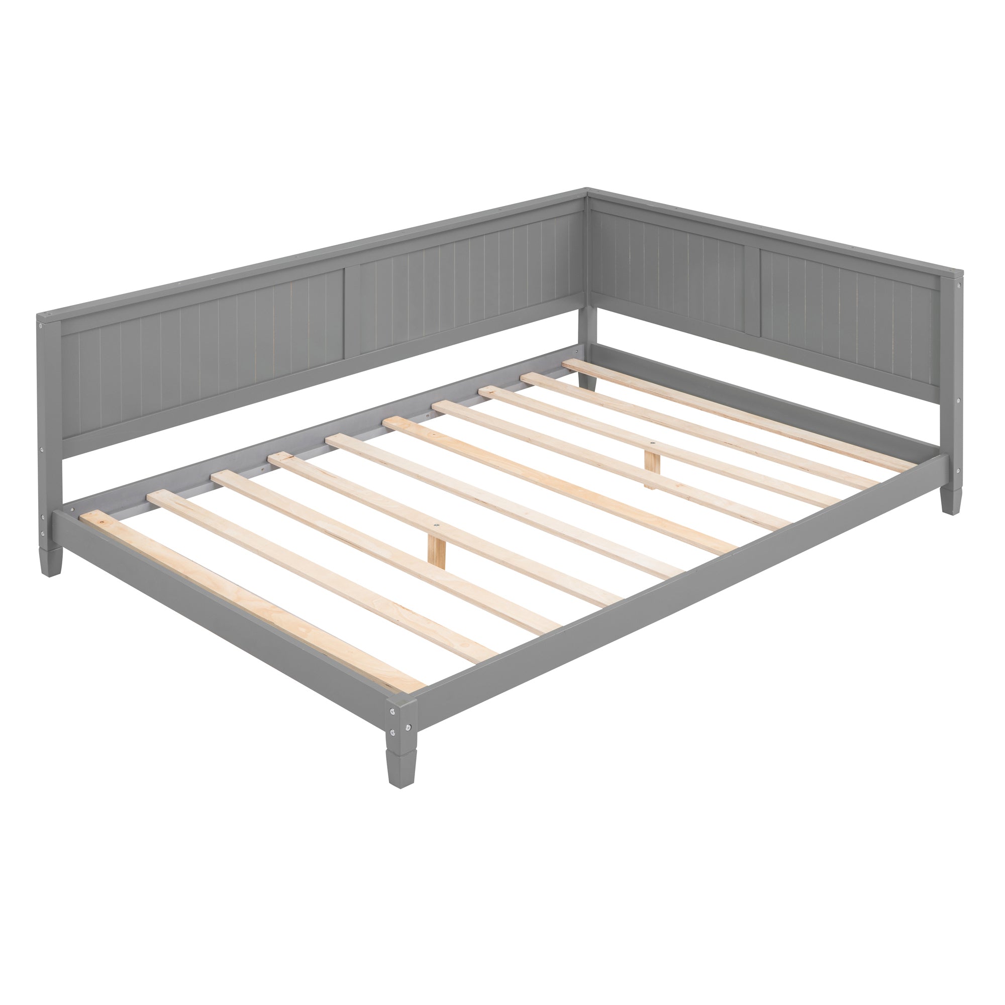 Full Size Wood Daybed/Sofa Bed, Gray - Atlantic Fine Furniture Melbourne FL