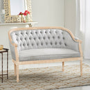 French Country Chesterfield Style Tufted Loveseat