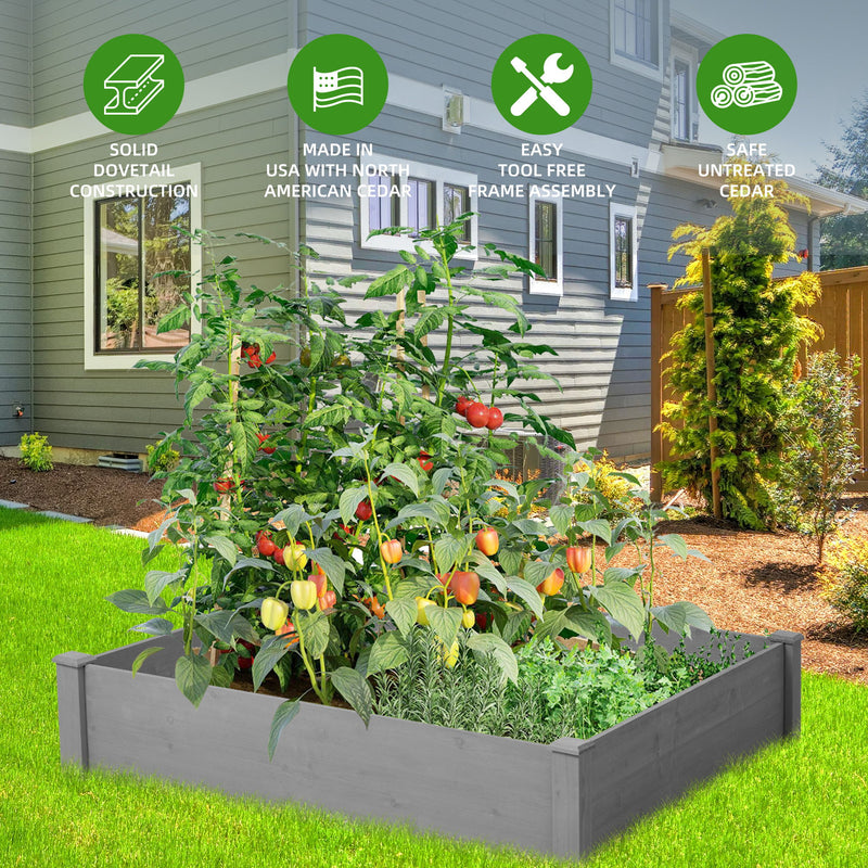 Outdoor Raised Garden Bed
