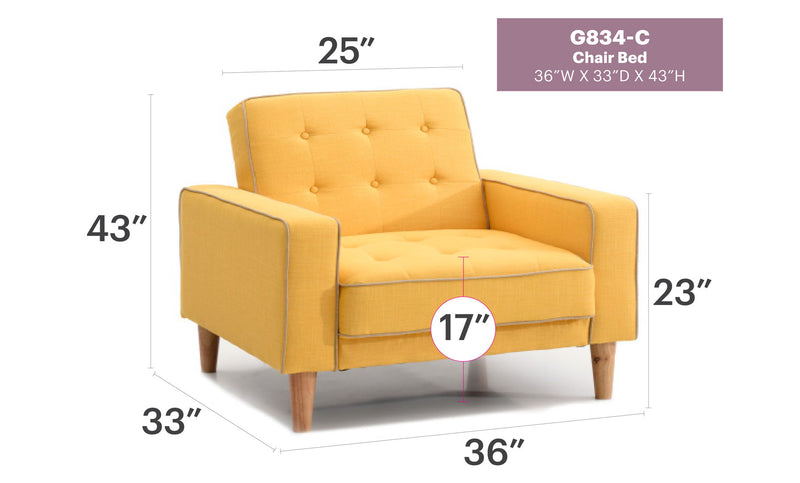 Vibrant Contemporary Chair Bed