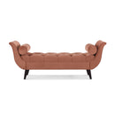 Alma - Tufted Flared Arm Entryway Bench