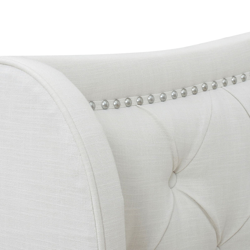 Marcella - Upholstered Shelter Headboard Bed Set