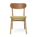 Elegant Fabric Dining Chair With Cushioned Seat