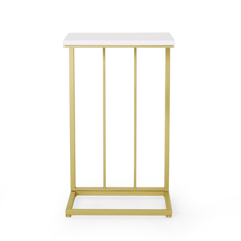 Modern Glam C - Shape End Table