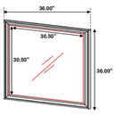 Sandy Beach - Vertical Dresser Mirror - Atlantic Fine Furniture Inc