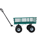 Heavy Duty Steel Garden Cart With Mesh Sides
