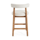 Counter Stool For Kitchen, Dining & Cafe (Set of 2) - Natural / Beige