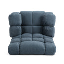 Contemporary Massage Recliner With Pillow Tufted Design - Charcoal