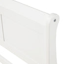 Platform Bed Frame Mattress Foundation Sleigh Bed With Headboard / Footboard / Wood Slat Suppor