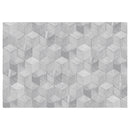 Hexagon Natural Stone Marble Tile, 3D Fluted (Set of 12)