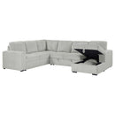 Devonshire - Sleeper Sectional Sofa Storage Chaise