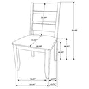 Alston - Wood Dining Side Chair (Set of 2) - Knotty Nutmeg - Atlantic Fine Furniture Inc