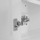 Bathroom Vanity With Ceramic Sink, 2 Doors 3 Drawers, Soft Close Design