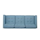 Jenny - Contemporary Tufted Fabric 3 Seater Sofa